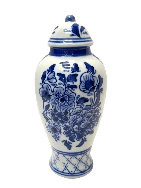 Unbranded Other - Vintage Blue White Delft Style Salt Pepper Shaker With Stopper